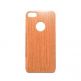 Wood Plastic Case - поликарбонатов кейс за iPhone 5S, iPhone 5 (кафяв) thumbnail 2